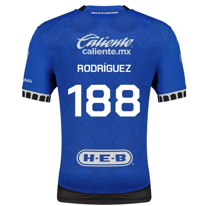 Danxen Dame Darío Rodríguez #188 Kongelig Blå Hvit Svart Bortetrøye Drakt Trøye 2026/27 Skjorter T-Skjorte