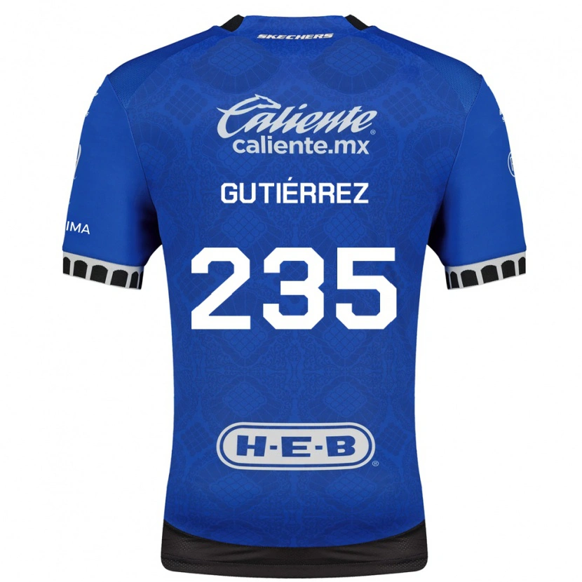 Danxen Dame Luis Gutiérrez #235 Kongelig Blå Hvit Svart Bortetrøye Drakt Trøye 2026/27 Skjorter T-Skjorte