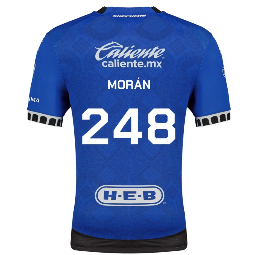 Danxen Dame Jorge Morán #248 Kongelig Blå Hvit Svart Bortetrøye Drakt Trøye 2026/27 Skjorter T-Skjorte