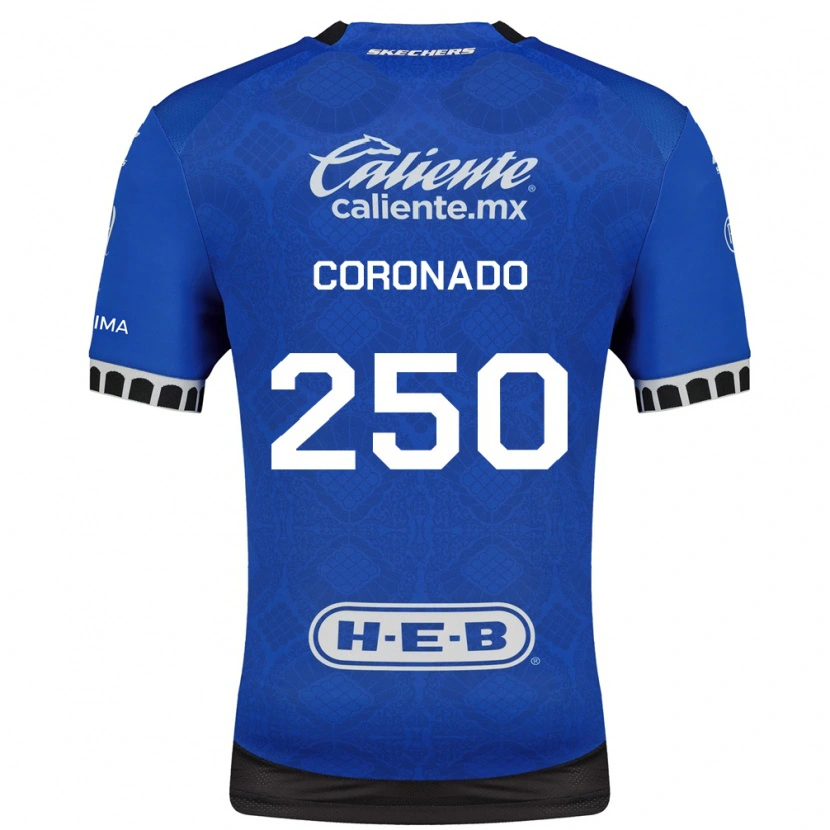 Danxen Dame Maximiliano Coronado #250 Kongelig Blå Hvit Svart Bortetrøye Drakt Trøye 2026/27 Skjorter T-Skjorte