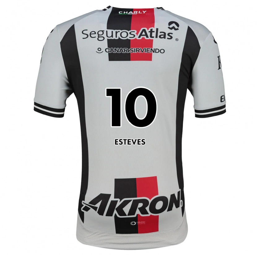 Danxen Dame Luís Esteves #10 Hvit Rød Svart Bortetrøye Drakt Trøye 2026/27 Skjorter T-Skjorte
