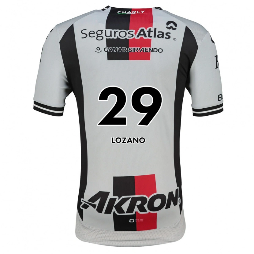 Danxen Dame Brian Lozano #29 Hvit Rød Svart Bortetrøye Drakt Trøye 2026/27 Skjorter T-Skjorte