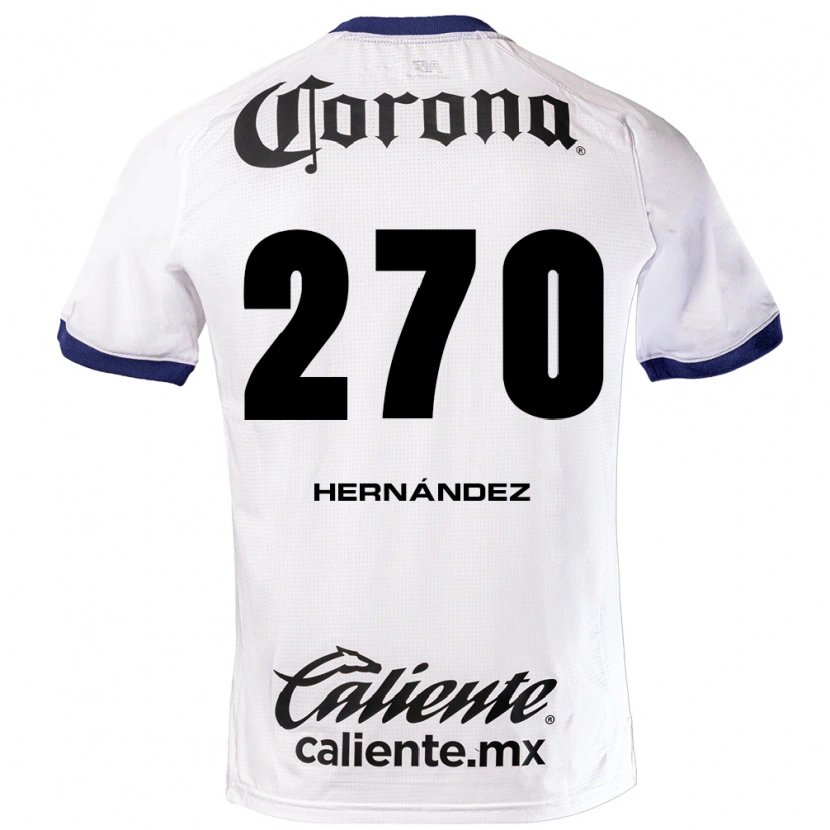 Danxen Dame Alberto Hernández #270 Hvit Blå Svart Bortetrøye Drakt Trøye 2026/27 Skjorter T-Skjorte