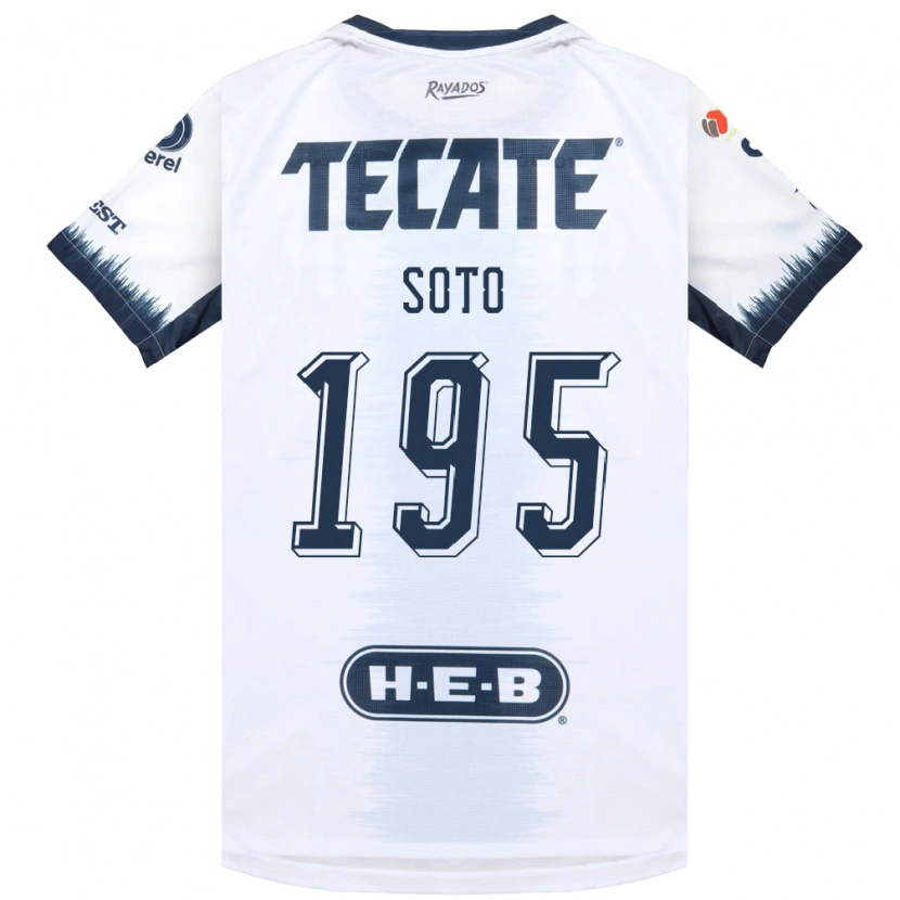 Danxen Dame Óscar Soto #195 Hvit Blekksvart Rød Bortetrøye Drakt Trøye 2026/27 Skjorter T-Skjorte