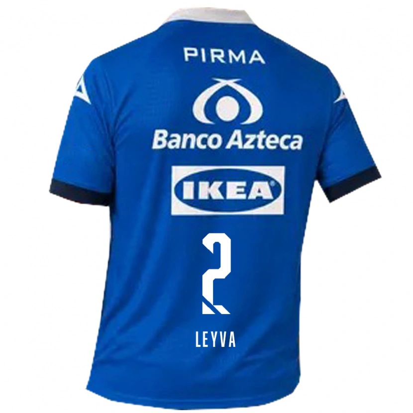 Danxen Dame Ángel Leyva #2 Blå Hvit Bortetrøye Drakt Trøye 2026/27 Skjorter T-Skjorte