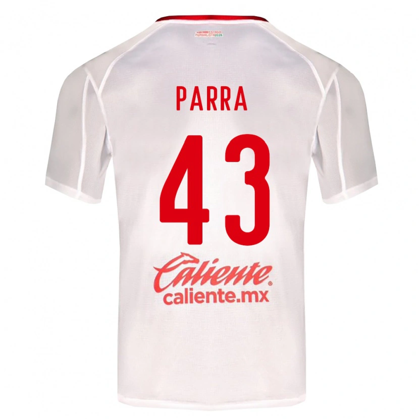 Danxen Dame Rodrigo Parra #43 Hvit Grønn Rød Bortetrøye Drakt Trøye 2026/27 Skjorter T-Skjorte