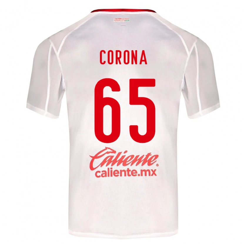 Danxen Dame Carlos Corona #65 Hvit Grønn Rød Bortetrøye Drakt Trøye 2026/27 Skjorter T-Skjorte