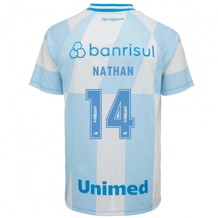 Danxen Dame Nathan #14 Lyseblå Hvit Bortetrøye Drakt Trøye 2026/27 Skjorter T-Skjorte