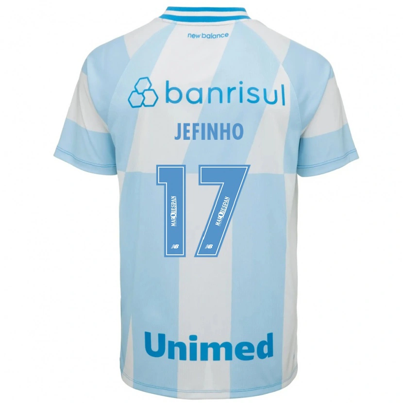Danxen Dame Jefinho #17 Lyseblå Hvit Bortetrøye Drakt Trøye 2026/27 Skjorter T-Skjorte