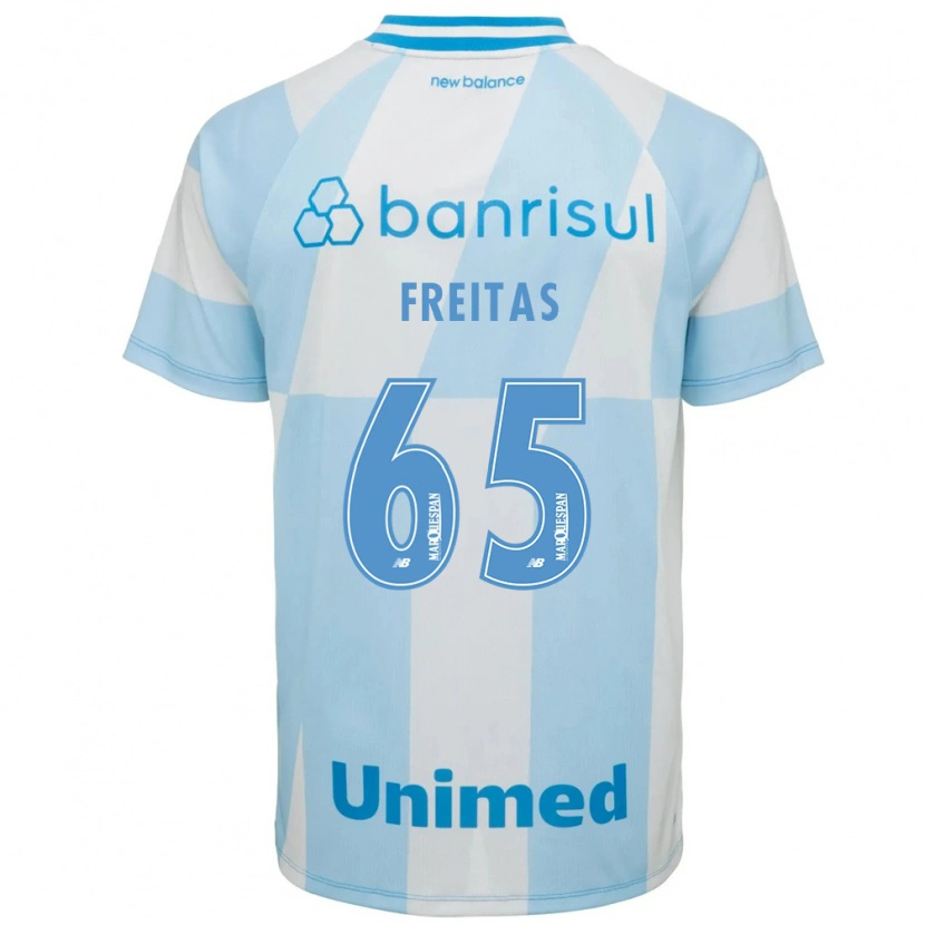 Danxen Dame Riquelme Freitas Dos Santos #65 Lyseblå Hvit Bortetrøye Drakt Trøye 2026/27 Skjorter T-Skjorte