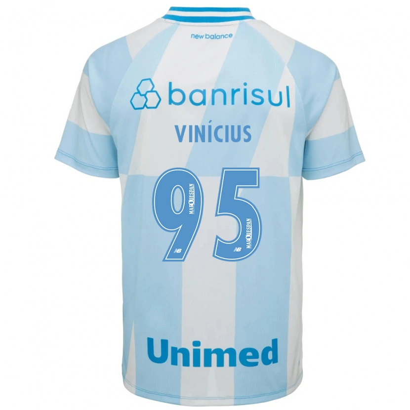 Danxen Dame Carlos Vinícius #95 Lyseblå Hvit Bortetrøye Drakt Trøye 2026/27 Skjorter T-Skjorte