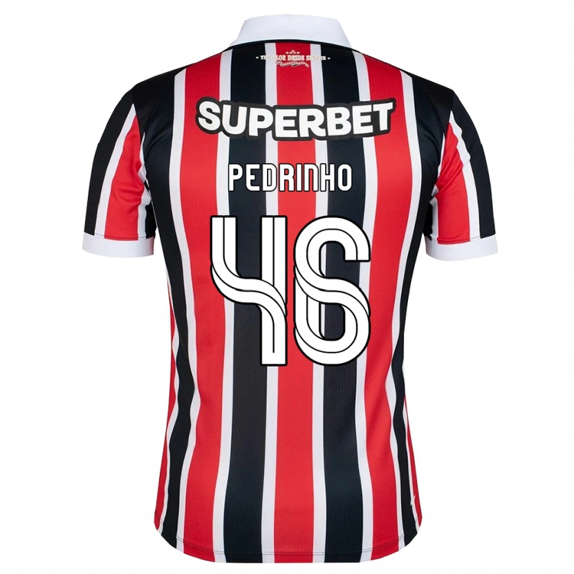 Danxen Dame Pedro Ferreira #46 Rød Hvit Svart Bortetrøye Drakt Trøye 2026/27 Skjorter T-Skjorte