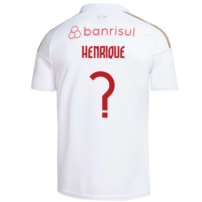 Danxen Dame Henrique De Aguiar De Mendonça #0 Hvit Rød Bortetrøye Drakt Trøye 2026/27 Skjorter T-Skjorte