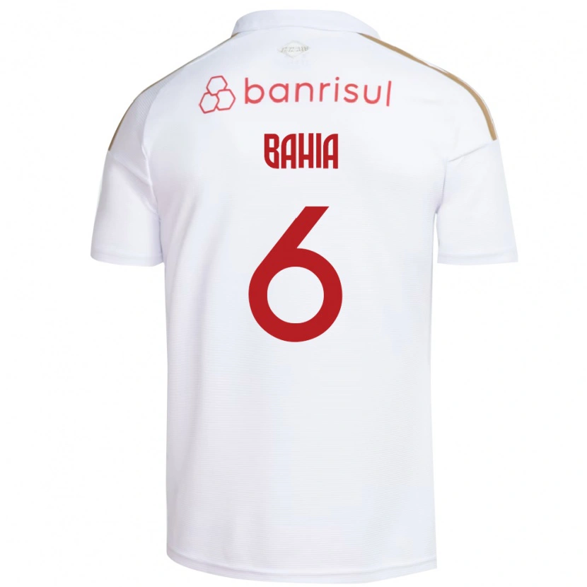 Danxen Dame Matheus Bahia #6 Hvit Rød Bortetrøye Drakt Trøye 2026/27 Skjorter T-Skjorte