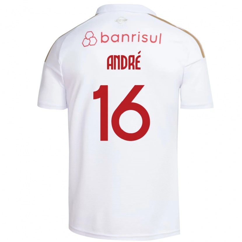 Danxen Dame André Sion Lemos Oliveira #16 Hvit Rød Bortetrøye Drakt Trøye 2026/27 Skjorter T-Skjorte