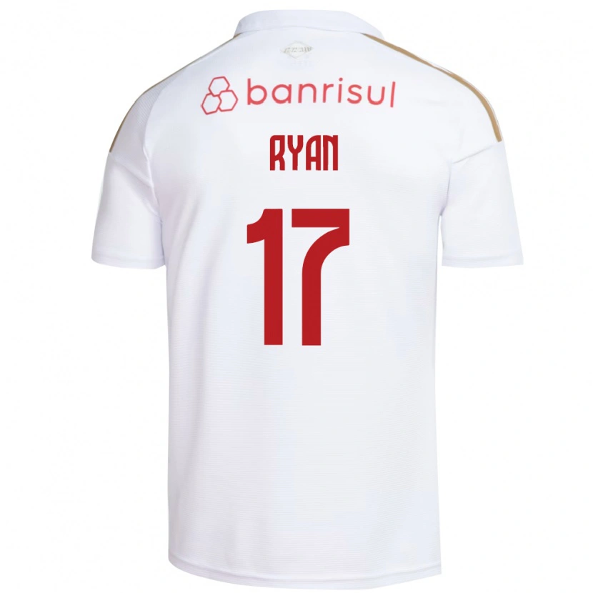 Danxen Dame Gabriel Ryan #17 Hvit Rød Bortetrøye Drakt Trøye 2026/27 Skjorter T-Skjorte