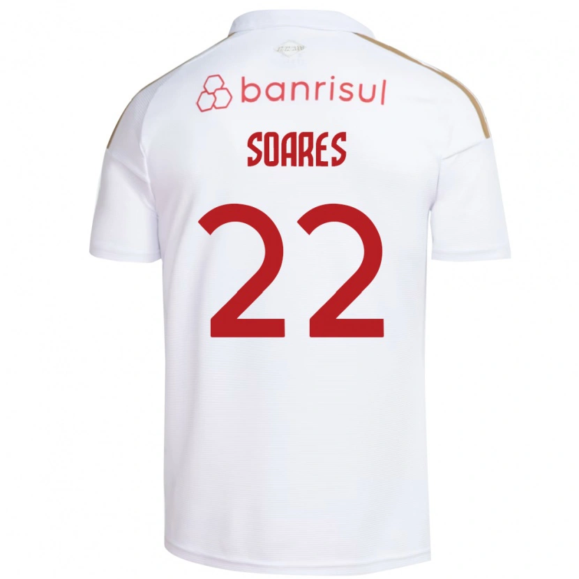 Danxen Dame Guilherme Soares #22 Hvit Rød Bortetrøye Drakt Trøye 2026/27 Skjorter T-Skjorte