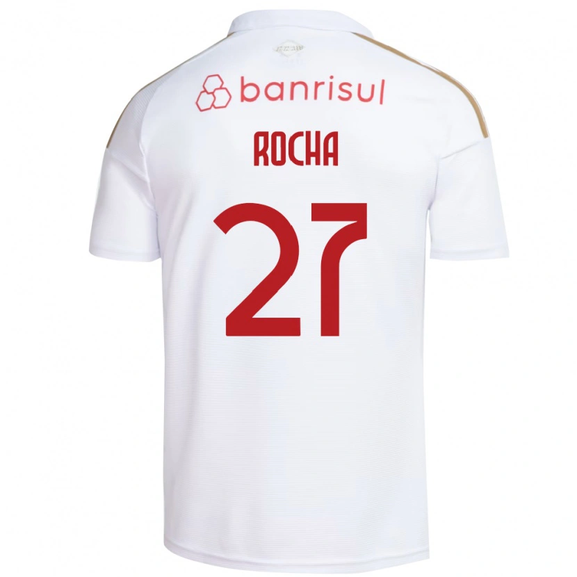 Danxen Dame Kaique Rocha #27 Hvit Rød Bortetrøye Drakt Trøye 2026/27 Skjorter T-Skjorte