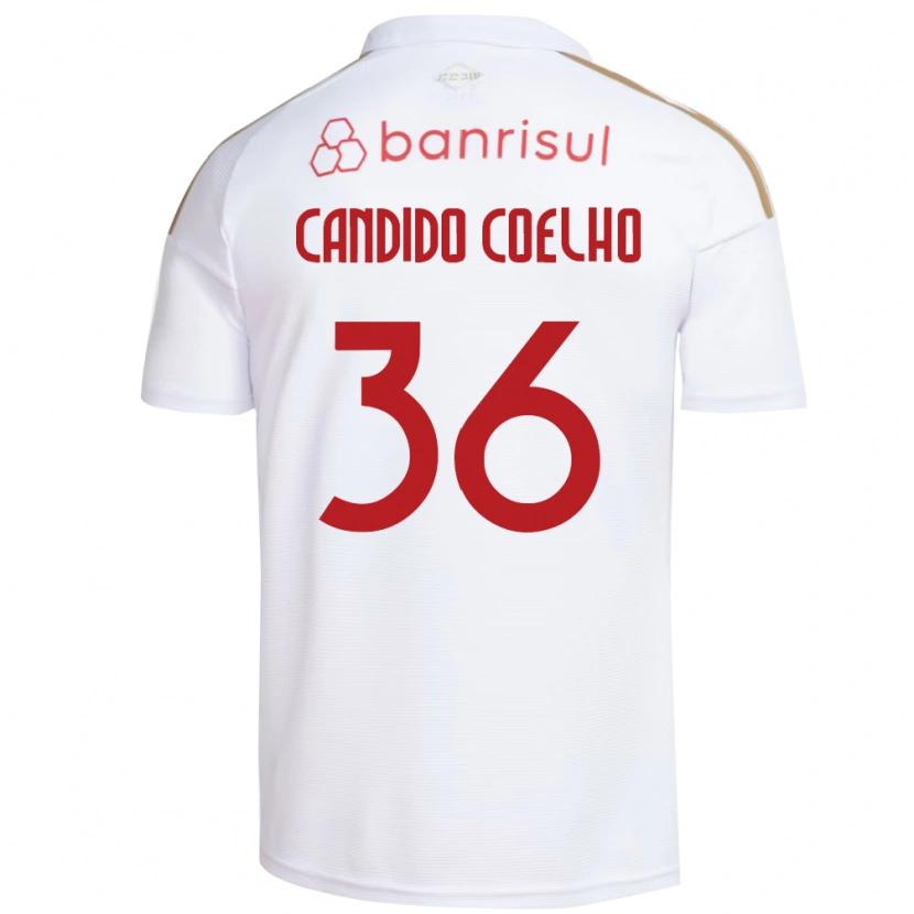 Danxen Dame Richard Candido Coelho #36 Hvit Rød Bortetrøye Drakt Trøye 2026/27 Skjorter T-Skjorte