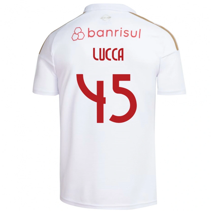 Danxen Dame Lucca #45 Hvit Rød Bortetrøye Drakt Trøye 2026/27 Skjorter T-Skjorte