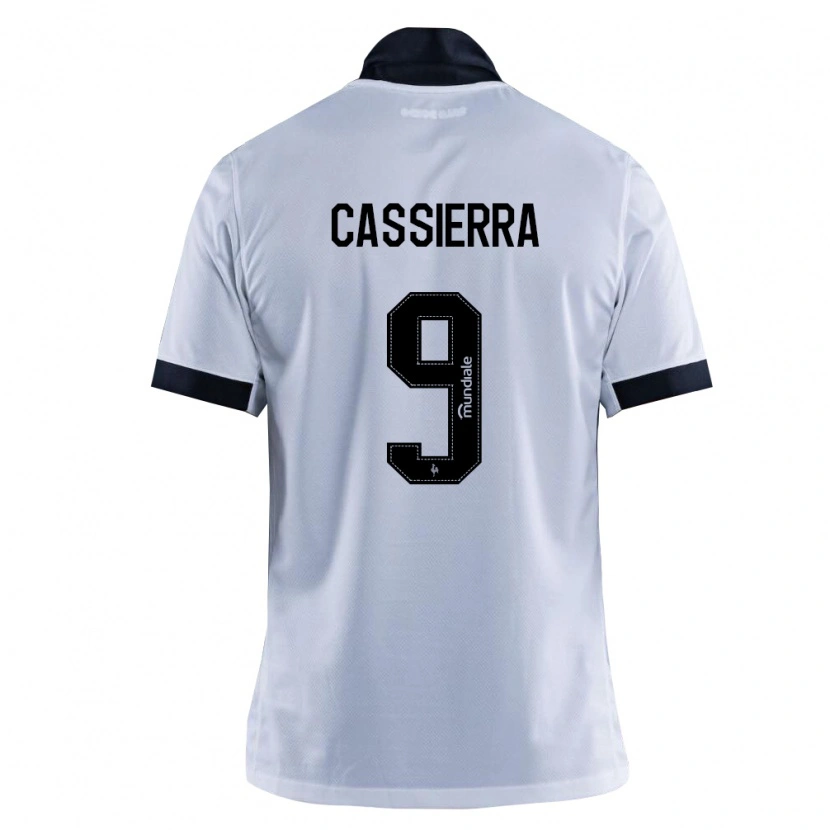 Danxen Dame Mateo Cassierra #9 Svart Hvit Bortetrøye Drakt Trøye 2026/27 Skjorter T-Skjorte