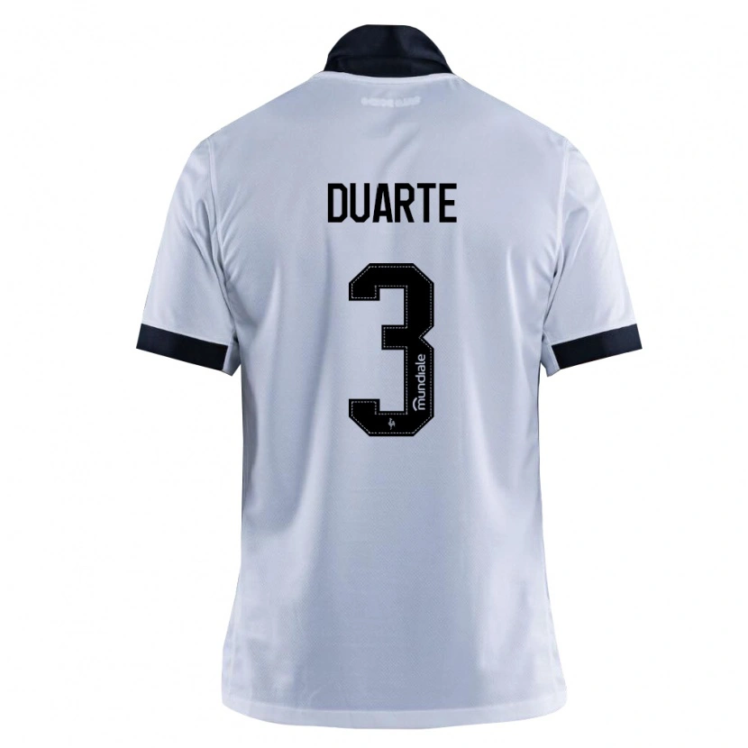 Danxen Dame Léo Duarte #3 Svart Hvit Bortetrøye Drakt Trøye 2026/27 Skjorter T-Skjorte