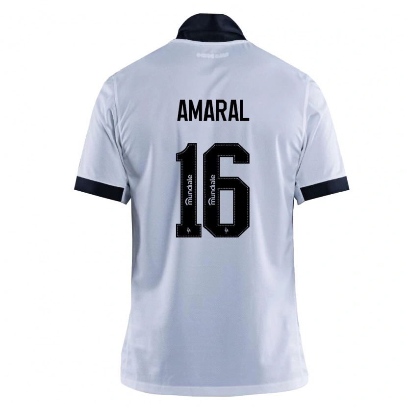 Danxen Dame Enzo Amaral #16 Svart Hvit Bortetrøye Drakt Trøye 2026/27 Skjorter T-Skjorte