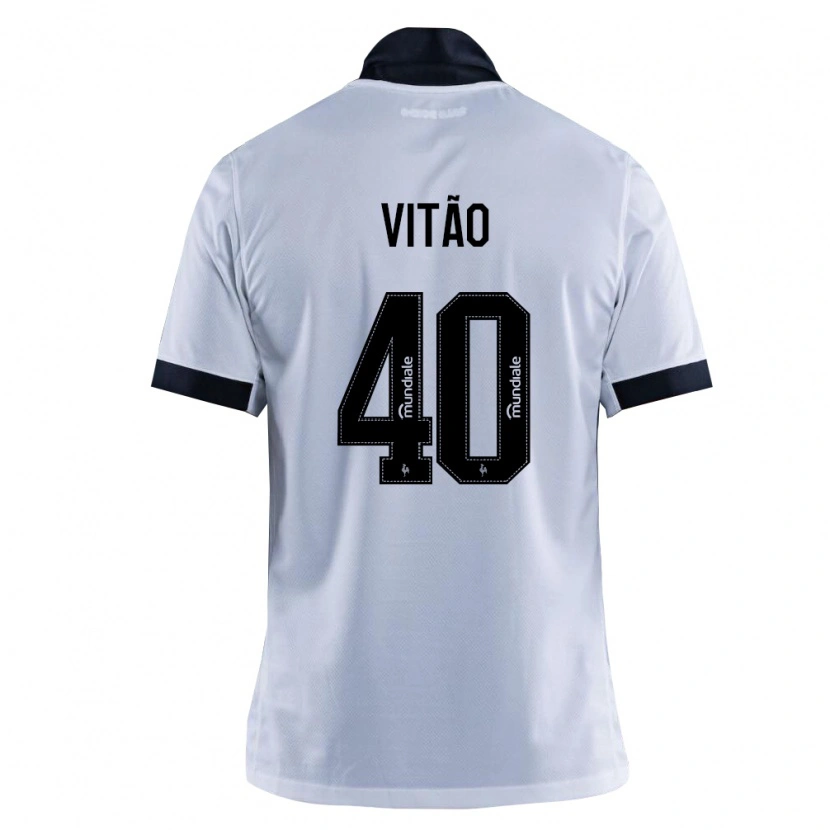 Danxen Dame Vitão #40 Svart Hvit Bortetrøye Drakt Trøye 2026/27 Skjorter T-Skjorte