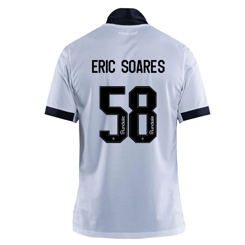 Danxen Dame Eric Soares #58 Svart Hvit Bortetrøye Drakt Trøye 2026/27 Skjorter T-Skjorte