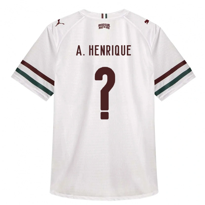 Danxen Dame Arthur Henrique #0 Hvit Grønn Burgund Bortetrøye Drakt Trøye 2026/27 Skjorter T-Skjorte