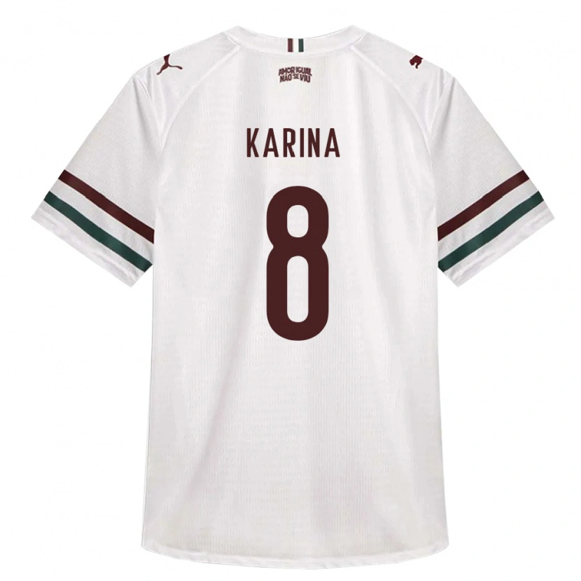 Danxen Dame Karina #8 Hvit Grønn Burgund Bortetrøye Drakt Trøye 2026/27 Skjorter T-Skjorte