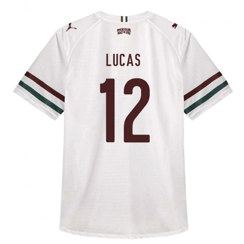 Danxen Dame André Lucas #12 Hvit Grønn Burgund Bortetrøye Drakt Trøye 2026/27 Skjorter T-Skjorte