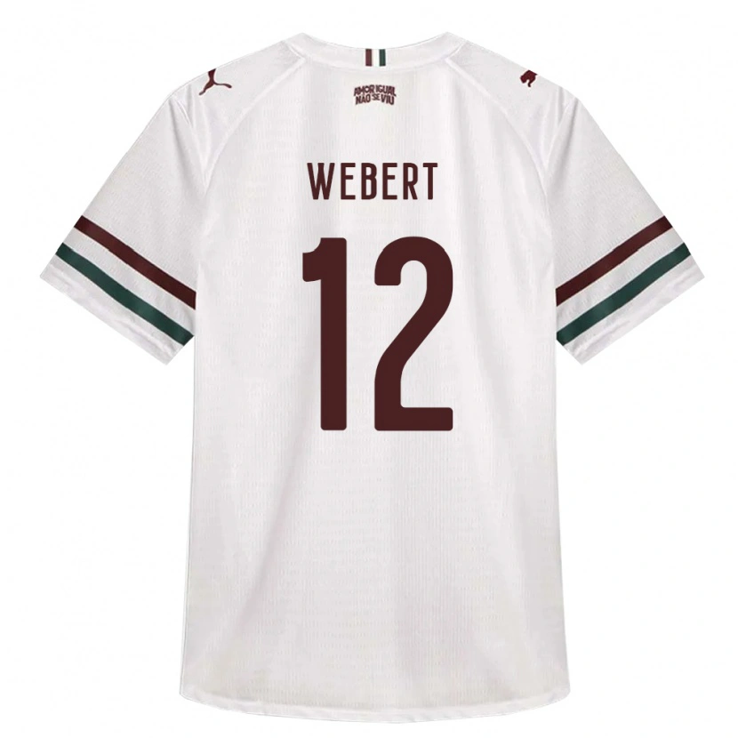 Danxen Dame Webert Silva Leite Ferreira #12 Hvit Grønn Burgund Bortetrøye Drakt Trøye 2026/27 Skjorter T-Skjorte