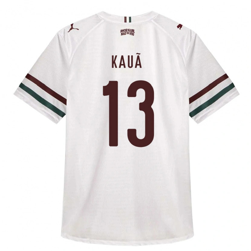 Danxen Dame Kauã Barbosa Da Silva Costa #13 Hvit Grønn Burgund Bortetrøye Drakt Trøye 2026/27 Skjorter T-Skjorte