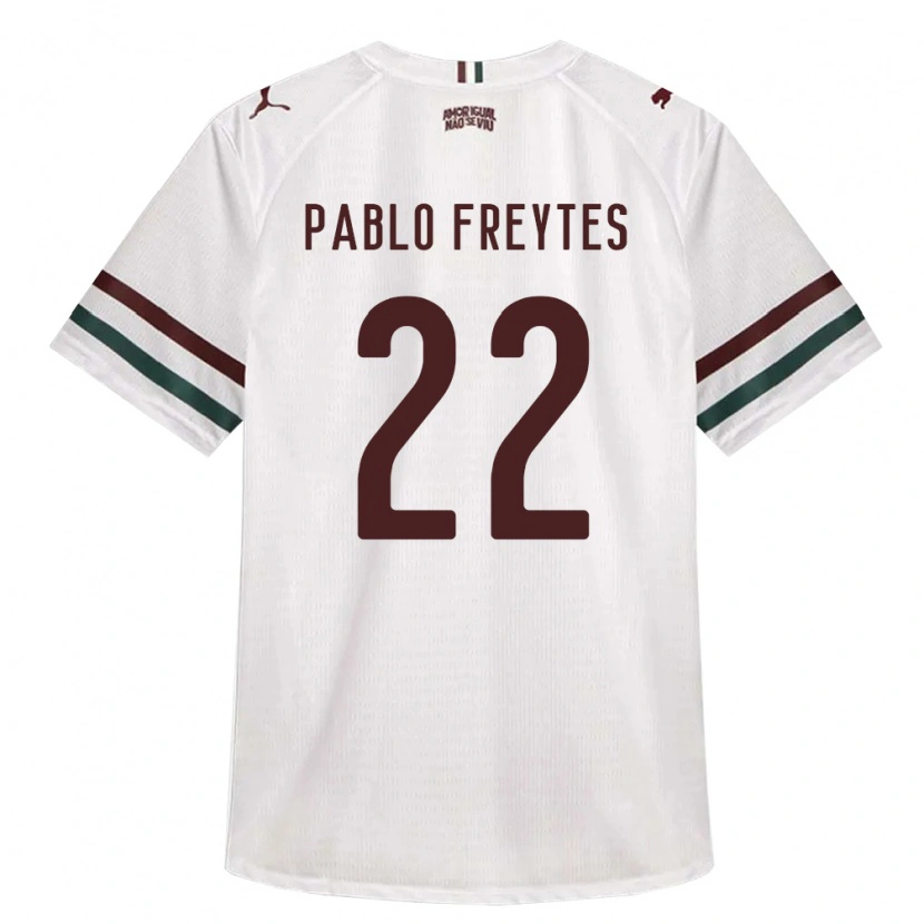 Danxen Dame Juan Pablo Freytes #22 Hvit Grønn Burgund Bortetrøye Drakt Trøye 2026/27 Skjorter T-Skjorte