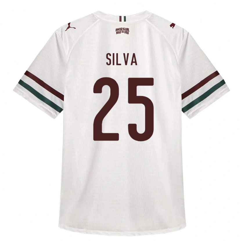 Danxen Dame Julia Silva #25 Hvit Grønn Burgund Bortetrøye Drakt Trøye 2026/27 Skjorter T-Skjorte