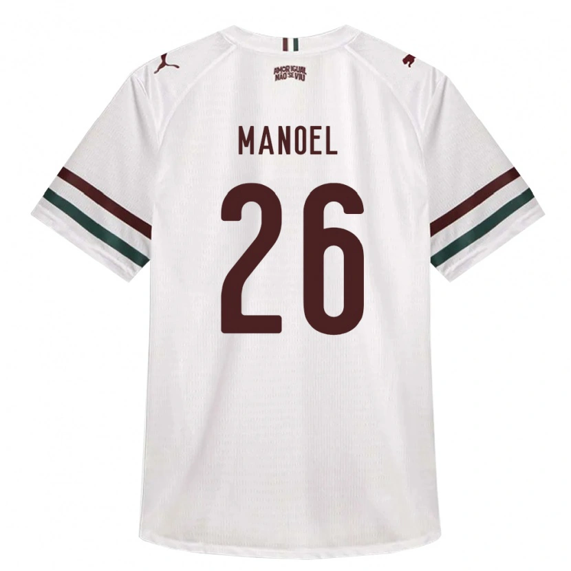 Danxen Dame Manoel #26 Hvit Grønn Burgund Bortetrøye Drakt Trøye 2026/27 Skjorter T-Skjorte
