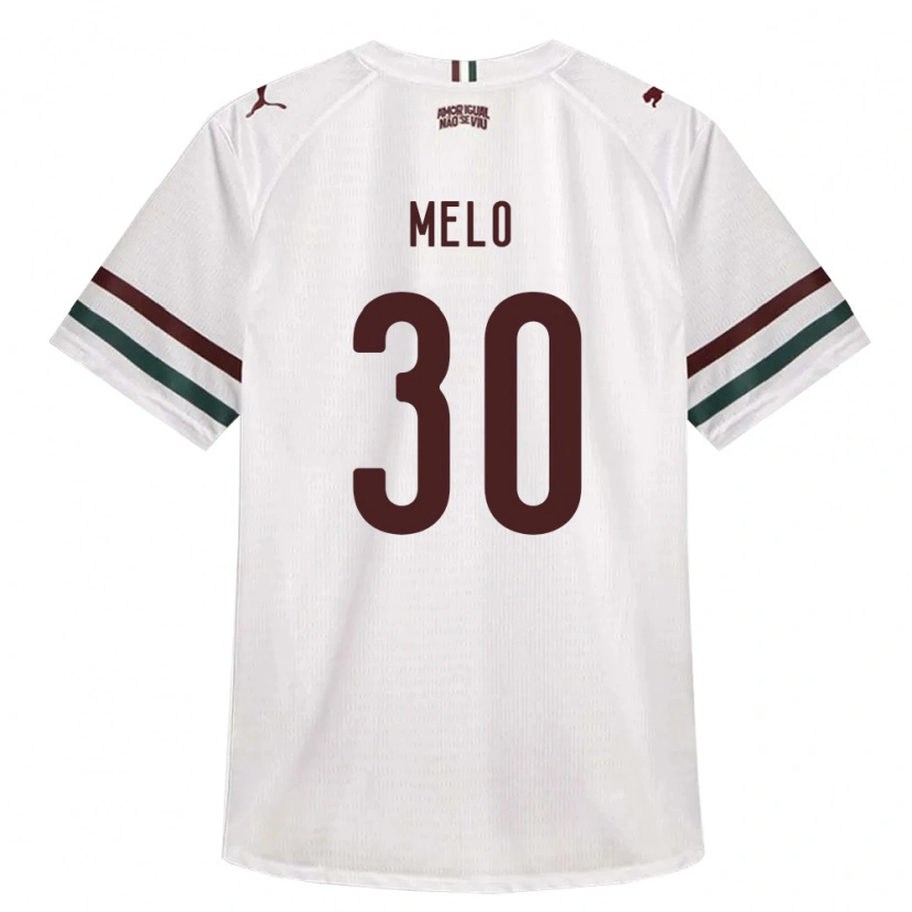 Danxen Dame Felipe Melo #30 Hvit Grønn Burgund Bortetrøye Drakt Trøye 2026/27 Skjorter T-Skjorte