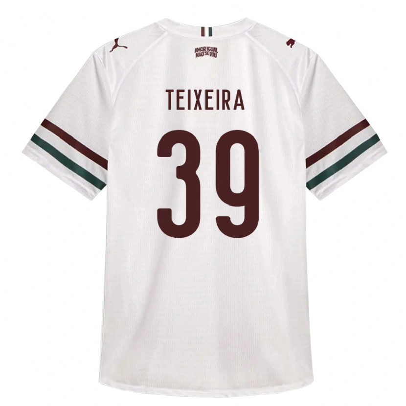 Danxen Dame Gabriel Teixeira #39 Hvit Grønn Burgund Bortetrøye Drakt Trøye 2026/27 Skjorter T-Skjorte
