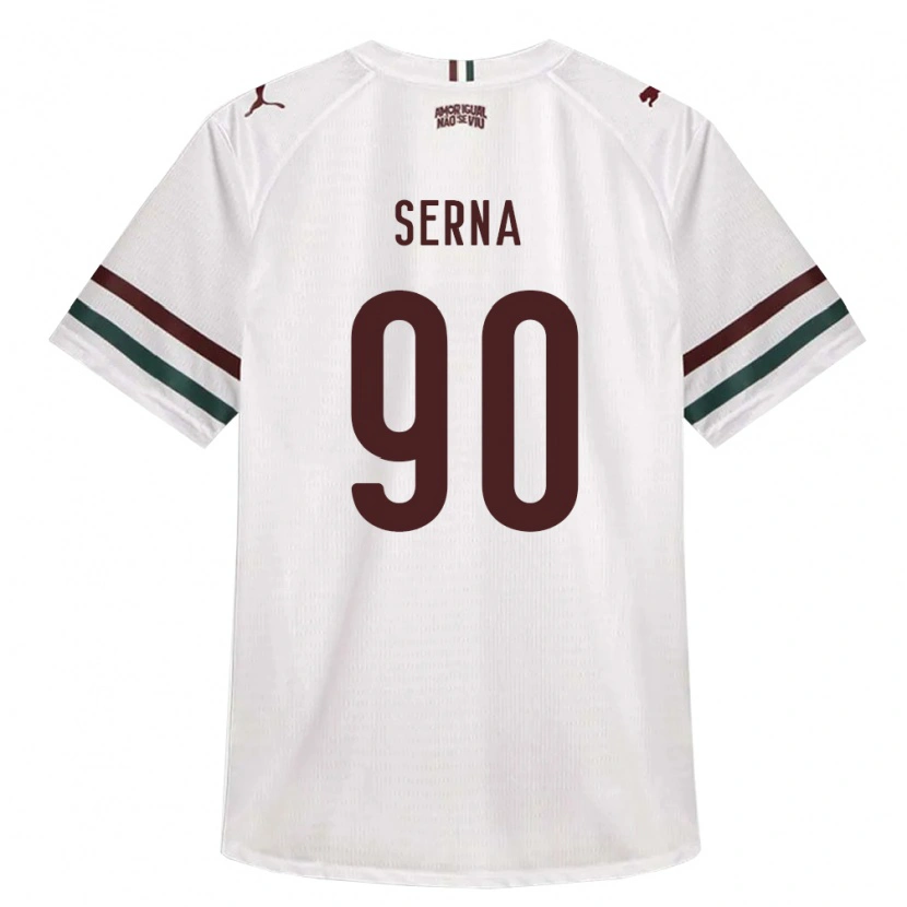 Danxen Dame Kevin Serna #90 Hvit Grønn Burgund Bortetrøye Drakt Trøye 2026/27 Skjorter T-Skjorte
