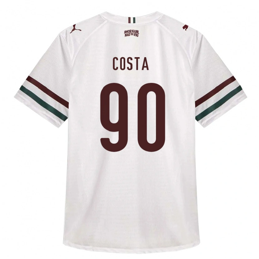 Danxen Dame Douglas Costa #90 Hvit Grønn Burgund Bortetrøye Drakt Trøye 2026/27 Skjorter T-Skjorte
