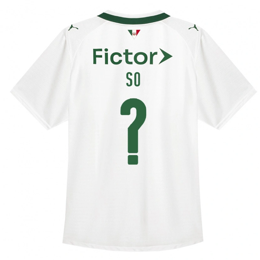 Danxen Dame Fábio Só #0 Grønn Hvit Bortetrøye Drakt Trøye 2026/27 Skjorter T-Skjorte