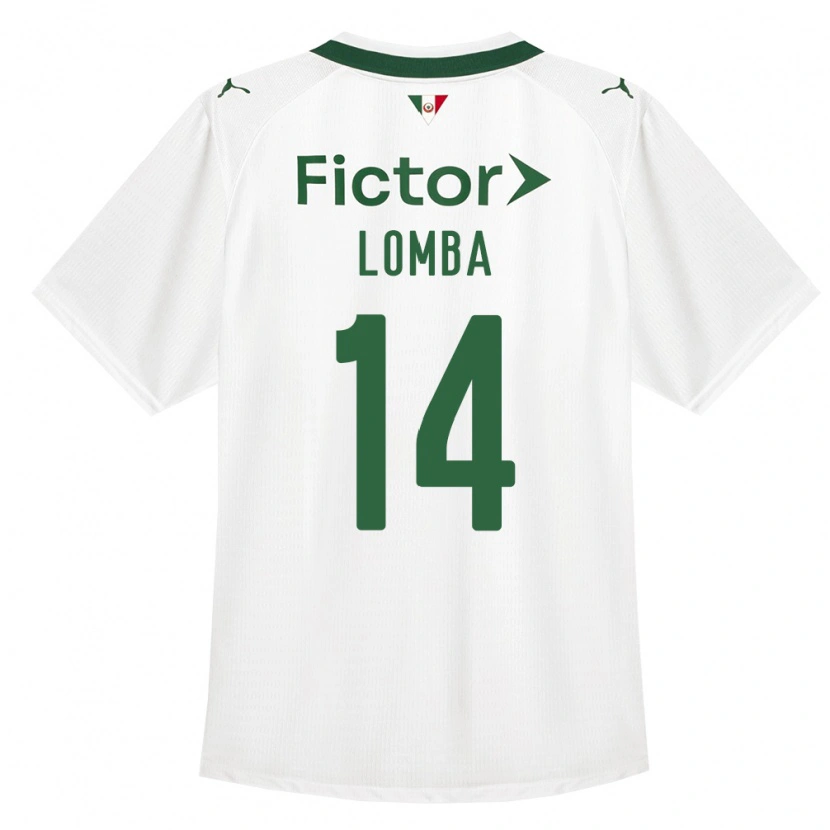 Danxen Dame Marcelo Lomba #14 Grønn Hvit Bortetrøye Drakt Trøye 2026/27 Skjorter T-Skjorte