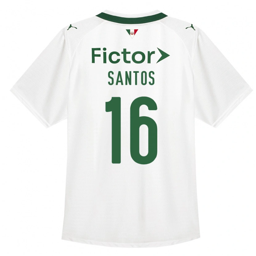 Danxen Dame Gaby Santos #16 Grønn Hvit Bortetrøye Drakt Trøye 2026/27 Skjorter T-Skjorte