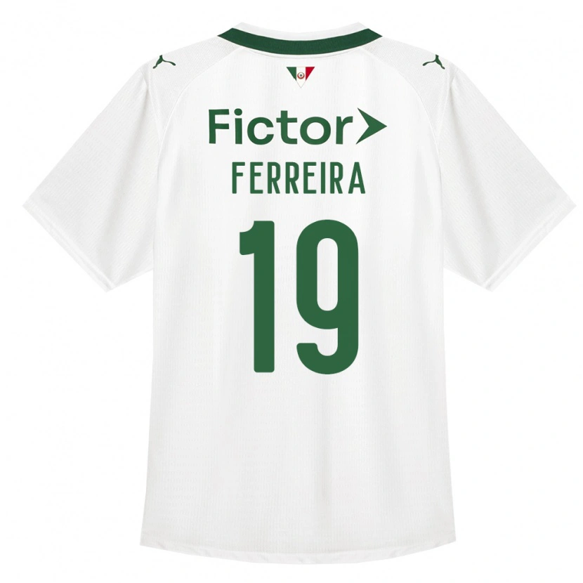 Danxen Dame Letícia Ferreira #19 Grønn Hvit Bortetrøye Drakt Trøye 2026/27 Skjorter T-Skjorte