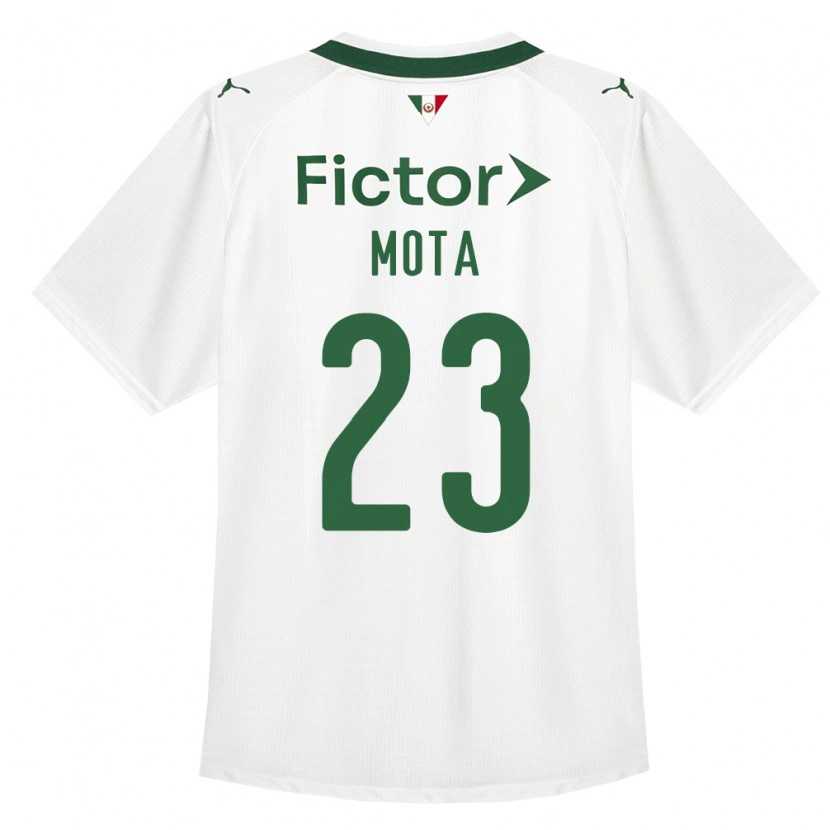 Danxen Dame Flávia Mota #23 Grønn Hvit Bortetrøye Drakt Trøye 2026/27 Skjorter T-Skjorte