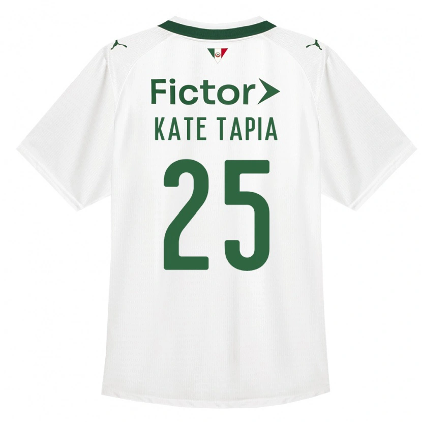 Danxen Dame Kate Tapia #25 Grønn Hvit Bortetrøye Drakt Trøye 2026/27 Skjorter T-Skjorte