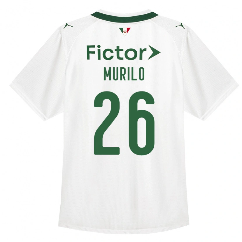 Danxen Dame Murilo Cerqueira Paim #26 Grønn Hvit Bortetrøye Drakt Trøye 2026/27 Skjorter T-Skjorte
