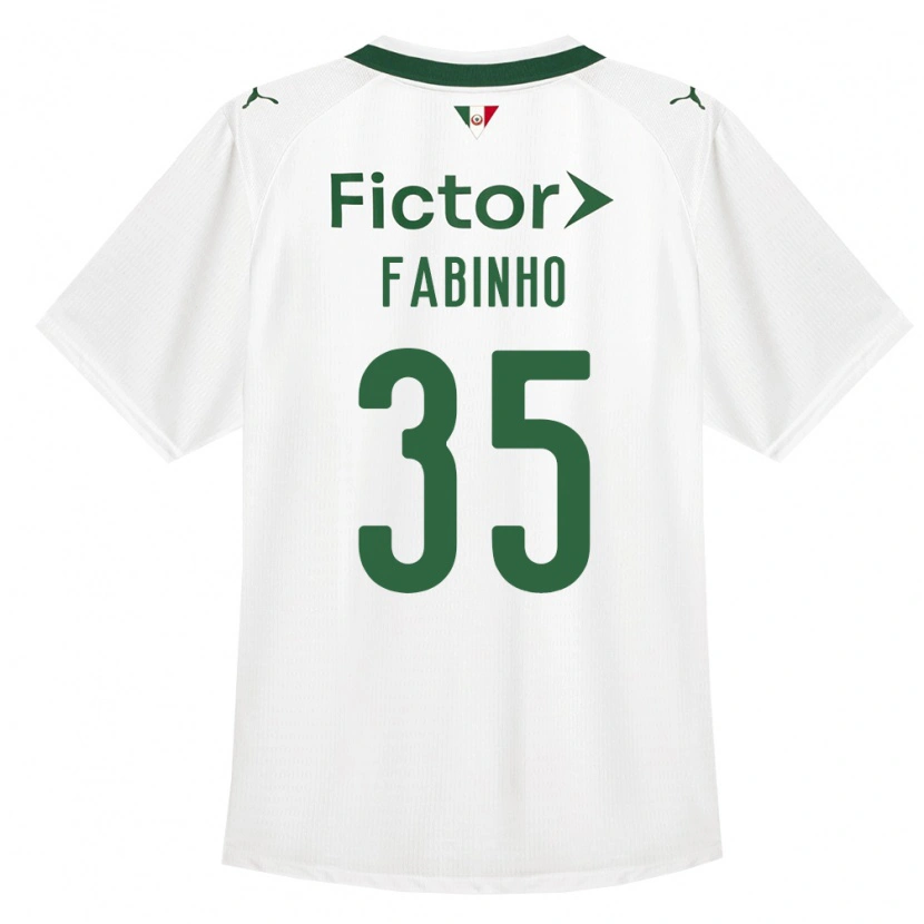 Danxen Dame Fabinho #35 Grønn Hvit Bortetrøye Drakt Trøye 2026/27 Skjorter T-Skjorte