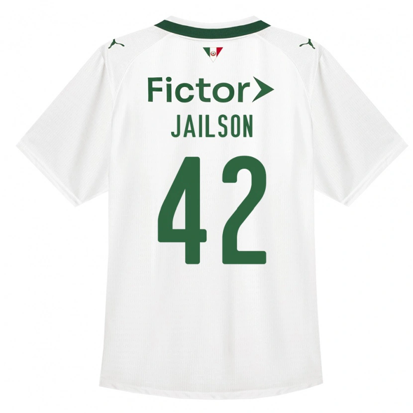 Danxen Dame Jailson #42 Grønn Hvit Bortetrøye Drakt Trøye 2026/27 Skjorter T-Skjorte